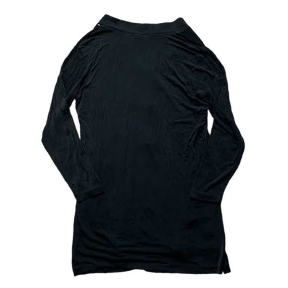 Chico’s Travelers Collection Black Chinese Style Long Cardigan Size Large - Picture 4 of 7